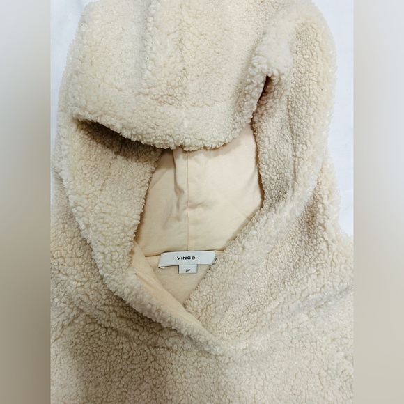 Vince Faux Sherpa Hoodie - Picture 4 of 6